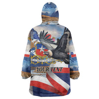 Personalized Chile Independence Day 18th September Wearable Blanket Hoodie Andean Condor Flying - Wonder Print Shop