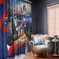 Chile Independence Day 18th September Window Curtain Andean Condor Flying - Wonder Print Shop