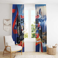 Chile Independence Day 18th September Window Curtain Andean Condor Flying - Wonder Print Shop