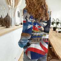 Personalized Chile Independence Day 18th September Women Casual Shirt Andean Condor Flying - Wonder Print Shop