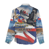 Personalized Chile Independence Day 18th September Women Casual Shirt Andean Condor Flying - Wonder Print Shop