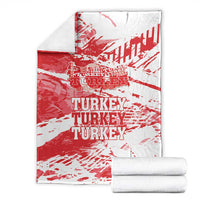 Turkey Blanket Turkiye Map Unique Grunge