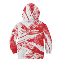 Personalised Turkey Kid Hoodie Turkiye Map Unique Grunge - Wonder Print Shop