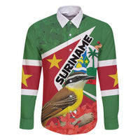 Personalized Suriname Family Matching Long Sleeve Bodycon Dress and Hawaiian Shirt Gerechtigheid Vroomheid Vertrouwen - Wonder Print Shop