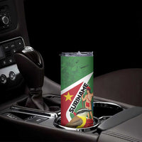 Personalized Suriname Skinny Tumbler Gerechtigheid Vroomheid Vertrouwen - Wonder Print Shop