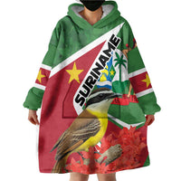 Personalized Suriname Wearable Blanket Hoodie Gerechtigheid Vroomheid Vertrouwen - Wonder Print Shop