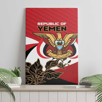 Republic of Yemen Canvas Wall Art Yamaniyyatu Coat of Arms - Wonder Print Shop