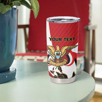 Personalized Republic of Yemen Tumbler Cup Yamaniyyatu Coat of Arms - Wonder Print Shop