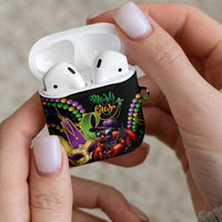 Mardi Gras Funny Shrimp AirPods Case Fleur De Lis Special Version - Wonder Print Shop