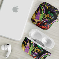 Mardi Gras Funny Shrimp AirPods Case Fleur De Lis Special Version - Wonder Print Shop