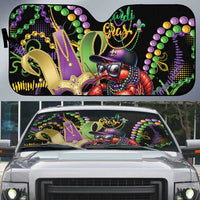 Mardi Gras Funny Shrimp Auto Sun Shade Fleur De Lis Special Version - Wonder Print Shop