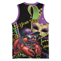 Personalized Mardi Gras Funny Shrimp Basketball Jersey Fleur De Lis Special Version - Wonder Print Shop