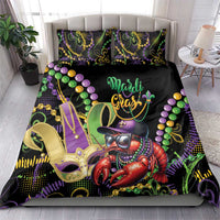 Mardi Gras Funny Shrimp Bedding Set Fleur De Lis Special Version - Wonder Print Shop