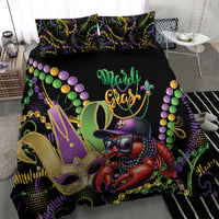 Mardi Gras Funny Shrimp Bedding Set Fleur De Lis Special Version - Wonder Print Shop