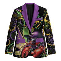 Personalized Mardi Gras Funny Shrimp Blazer Fleur De Lis Special Version - Wonder Print Shop