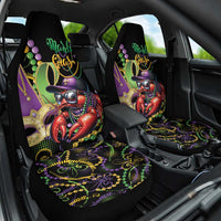 Mardi Gras Funny Shrimp Car Seat Cover Fleur De Lis Special Version - Wonder Print Shop