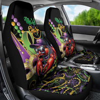 Mardi Gras Funny Shrimp Car Seat Cover Fleur De Lis Special Version - Wonder Print Shop