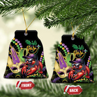 Mardi Gras Funny Shrimp Ceramic Ornament Fleur De Lis Special Version - Wonder Print Shop