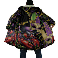 Personalized Mardi Gras Funny Shrimp Cloak Fleur De Lis Special Version - Wonder Print Shop