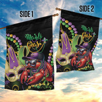 Mardi Gras Funny Shrimp Garden Flag Fleur De Lis Special Version - Wonder Print Shop