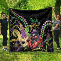 Mardi Gras Funny Shrimp Quilt Fleur De Lis Special Version - Wonder Print Shop