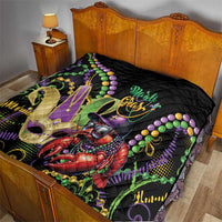 Mardi Gras Funny Shrimp Quilt Fleur De Lis Special Version - Wonder Print Shop