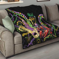 Mardi Gras Funny Shrimp Quilt Fleur De Lis Special Version - Wonder Print Shop