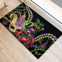Mardi Gras Funny Shrimp Rubber Doormat Fleur De Lis Special Version - Wonder Print Shop
