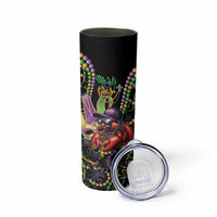 Personalized Mardi Gras Funny Shrimp Skinny Tumbler Fleur De Lis Special Version - Wonder Print Shop