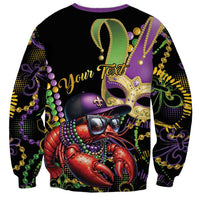 Personalized Mardi Gras Funny Shrimp Sweatshirt Fleur De Lis Special Version - Wonder Print Shop