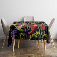 Mardi Gras Funny Shrimp Tablecloth Fleur De Lis Special Version - Wonder Print Shop