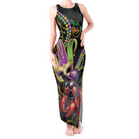 Personalized Mardi Gras Funny Shrimp Tank Maxi Dress Fleur De Lis Special Version - Wonder Print Shop