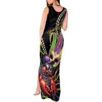 Personalized Mardi Gras Funny Shrimp Tank Maxi Dress Fleur De Lis Special Version - Wonder Print Shop