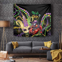 Mardi Gras Funny Shrimp Tapestry Fleur De Lis Special Version - Wonder Print Shop