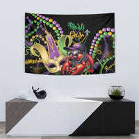 Mardi Gras Funny Shrimp Tapestry Fleur De Lis Special Version - Wonder Print Shop