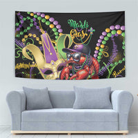 Mardi Gras Funny Shrimp Tapestry Fleur De Lis Special Version - Wonder Print Shop
