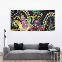 Mardi Gras Funny Shrimp Tapestry Fleur De Lis Special Version - Wonder Print Shop