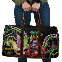 Mardi Gras Funny Shrimp Travel Bag Fleur De Lis Special Version - Wonder Print Shop