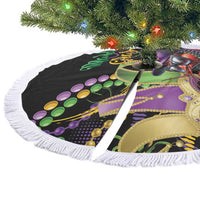 Mardi Gras Funny Shrimp Tree Skirt Fleur De Lis Special Version - Wonder Print Shop