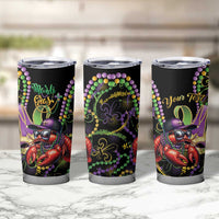 Personalized Mardi Gras Funny Shrimp Tumbler Cup Fleur De Lis Special Version - Wonder Print Shop