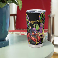 Personalized Mardi Gras Funny Shrimp Tumbler Cup Fleur De Lis Special Version - Wonder Print Shop