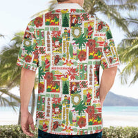 Hawaiian Santa Christmas Pattern Hawaiian Shirt White Version - Wonder Print Shop