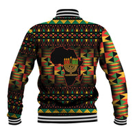 Kwanzaa Festival Baseball Jacket Kinara Candles African Pattern - Wonder Print Shop