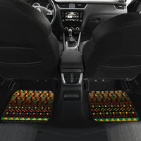 Kwanzaa Festival Car Mats Kinara Candles African Pattern - Wonder Print Shop