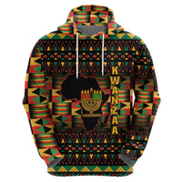 Kwanzaa Festival Hoodie Kinara Candles African Pattern - Wonder Print Shop
