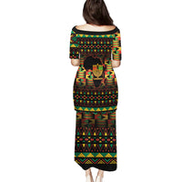 Kwanzaa Festival Puletasi Kinara Candles African Pattern - Wonder Print Shop