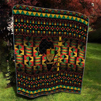 Kwanzaa Festival Quilt Kinara Candles African Pattern - Wonder Print Shop