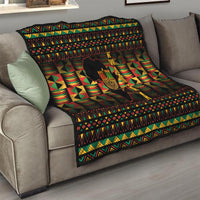 Kwanzaa Festival Quilt Kinara Candles African Pattern - Wonder Print Shop