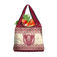 Austria Christmas Grocery Bag Krampus Xmas Pattern