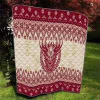 Austria Christmas Quilt Krampus Xmas Pattern - Wonder Print Shop